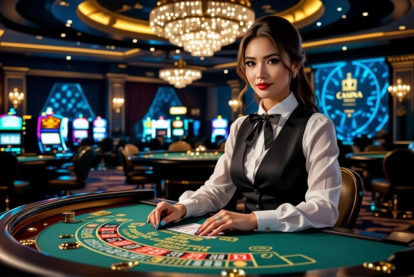Karamba Live Casino Dealer am Roulette-Tisch